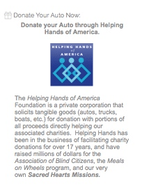 Helping Hands - Donate your Auto now
