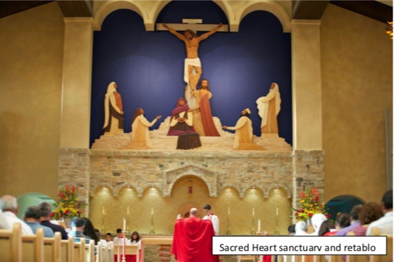 Sacred Heart sanctuary and ratable